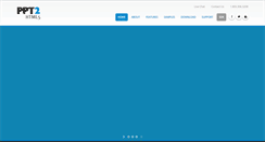Desktop Screenshot of ppt-to-html5.com
